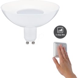 PAULMANN PLM 28793 - Foco LED GU10, 4,9 W, 360 lm, 3000 K, regulable