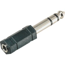 FREI HA 37 - Conector jack estéreo de 6,3 mm a conector jack estéreo de 3,5 m