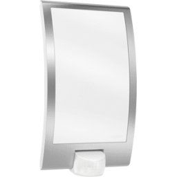 STEINEL 009816 - Luz de pared, E27, plata, IP44
