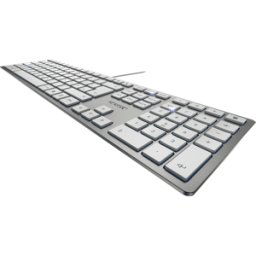 CHERRY JK-1600GB-1 - Teclado, USB, plata