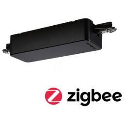 PAULMANN PLM 96815 - Adaptador de riel Urail, Zigbee 3,0, DIMM/Switch, 155x56 mm, neg