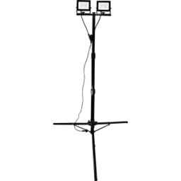 MÜLLER LICHT MLI 21600056 - Foco LED para obras Boston, 2x 20 W, 2190 lm, 4000 K, IP65, trip