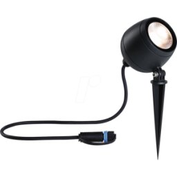 PAULMANN PLM 94774 - Plug & Shine Espiga de tierra Kikolo, 7,2 W, 3000 K, IP65, 60°
