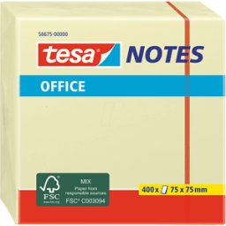 TESA 56675 - Notas adhesivas, cubos, 75 x 75mm, 400 hojas