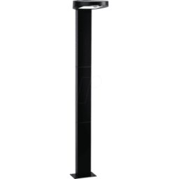 PAULMANN PLM 94249 - Luz solar LED, lámpara de pie, antracita, IP44, detector