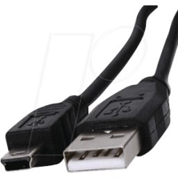 EFB-ELEKTRONIK AK 673-A - Cable USB 2.0, conector A a conector mini B, 1,5 m
