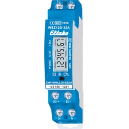ELTAKO WSZ15D-32A - Contador de corriente alterna: calibrado MID, 32 A