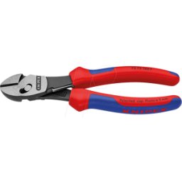 KNIPEX KN 73 72 180 F - Alicates de corte diagonal de alto rendimiento, TwinForce®, 180