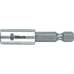 WERA 05134480001 - Soporte de broca, 6,3 mm, manga de acero inoxidable
