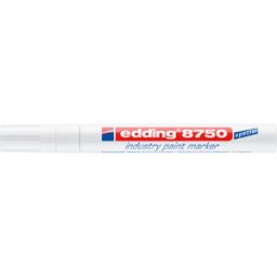 EDDING 8750WS - Marcador de pintura industrial, 2,0-4,0 mm, blanco