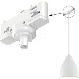 PAULMANN PLM 91386 - Adaptador pendular ProRail3, universal, máx. 1.150 W, bla