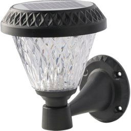V-TAC VT-93575 - Aplique solar LED de 0,8 W con controlador CCT, negro