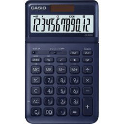 CASIO JW200SCNY - Calculadora CASIO, solar, azul oscuro