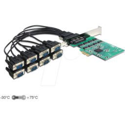 DELOCK 89336 - PCIe x1 card > 8x serial RS-232