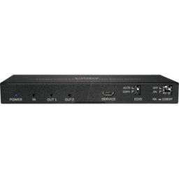 LINDY 38230 - HDMI Splitter, 2 puertos, 4K 60 Hz, con audio