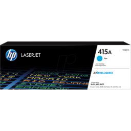 HEWLETT PACKARD TONER W2031A - Tóner HP, cian, 415A, original