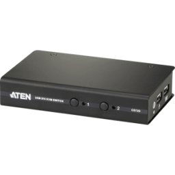ATEN CS72D - 2 puertos USB DVI/Audio Slim KVM switch