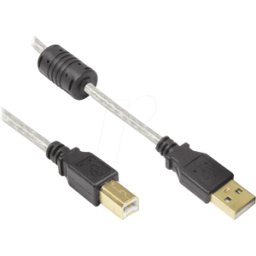 GOOD CONNECTIONS GC 2510-3TQ - Cable USB 2.0, conector A macho a conector B macho, 3 m