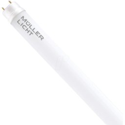 MÜLLER LICHT MLI 400109 - Tubo LED T8, 16,5 W, 2000 lm, 4000 K, 1200 mm, vidrio