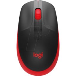 LOGITECH M190 RT - Ratón (ratón), inalámbrico, M190, rojo