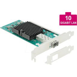 DELOCK 90479 - Tarjeta de red, PCI Express, 1x 10 Gigabit LAN, 1x SFP+