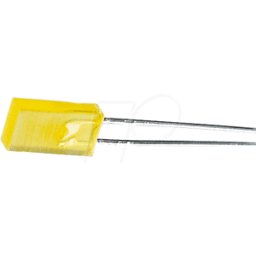 KINGBRIGHT V 512 - LED plano, 5x2,5 mm, con cable, verde, 8 mcd, 110°
