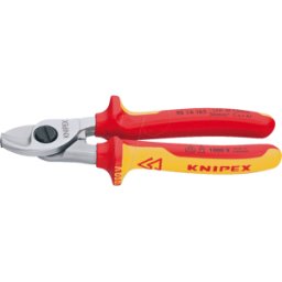KNIPEX KN 95 16 165 - Tijera para cables, 165 mm, para cables de cobre, Ø 10,0 mm, 50,