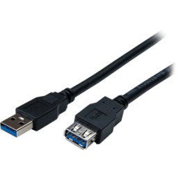 STARTECH.COM ST USB3SEXT2MBK - Cable USB 3,0 Un macho a Una hembra, 2 m..