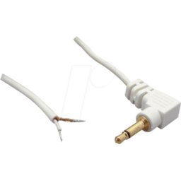 BKL NFKE MW 35WG - Cable NF, conector jack mono de 3,5 mm, ángulo, 1,8 m, 2