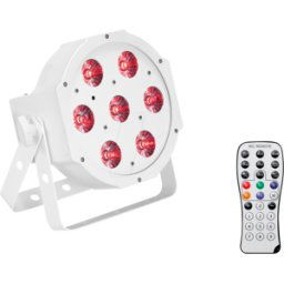 EUROLITE EURO 51915391 - LED SLS-7 HCL Piso blanco