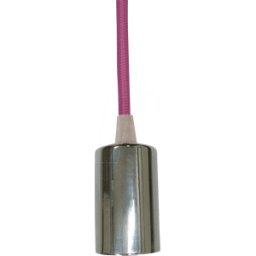 V-TAC VT-3792 - Chrome metal cup pendant Light-rose red