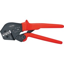 KNIPEX KN 97 52 09 - Crimpadora, 250 mm, virolas de cable aisladas + no aisladas