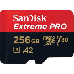 SANDISK SDSQXCD256GGN6MA - Tarjeta de memoria MicroSDHX, 256GB
