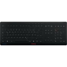 CHERRY JK-8552DE-2 - Teclado inalámbrico, USB, negro, con membrana protectora,