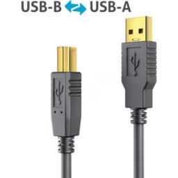 PURELINK PURE DS2000-050 - Cable USB 2.0 activo, conector macho A > conector macho B, 5 m