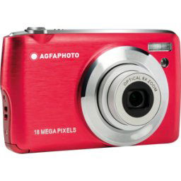 AGFAPHOTO AGFA DC8200RD - Cámara digital, 18 MP, roja