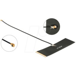 DELOCK 12539 - Antena TETRA 430 - 470 MHz 0 dBi 1.13 15 cm montaje adhesivo neg