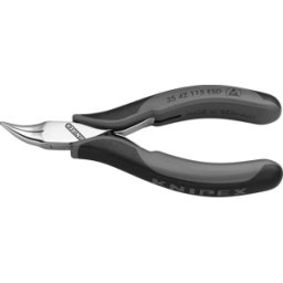 KNIPEX KN 35 42 115 ESD - Tenazas ESD, planas, redondas, 115 mm