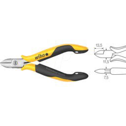 WIHA 26831 - Cortador lateral ESD Profesional, 115 mm