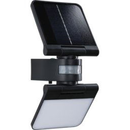 PAULMANN PLM 94609 - Luz solar LED Lesla, 12,5 W, 1000 lm, 3000 K, IP65, detector de