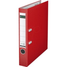LEITZ 10155025 - Carpeta de calidad PP 180°, a4, 50 mm, rojo