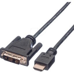 ROLINE 11045522 - Cable, HDMI macho. DVI-D 18 +1 ud., 2,0 m