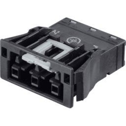 WAGO 770-703 - WINSTA® MIDI, conector hembra de 3 polos, encaje a presió