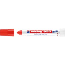 EDDING 950RT - Marcador de pasta industrial, 10,0 mm, rojo