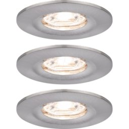 PAULMANN PLM 94301 - Luminaria empotrada NOVA MINI COIN, 3 x 4 W, 2700 K, hierro