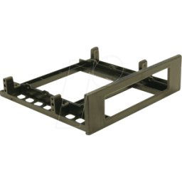 DELOCK FLOPPYRAHMEN SW - Para disquete de 3,5'' en negro de 5,25''