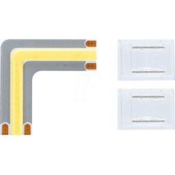 PAULMANN PLM 71126 - Conector de esquina MaxLED 500 Edge Full-Line COB, 6500 K..