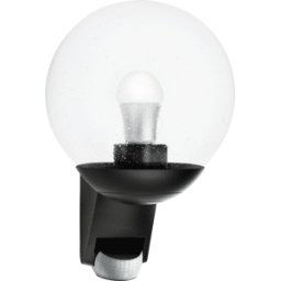 STEINEL 005535 - Luz de pared, L585 redondo, negro, E27