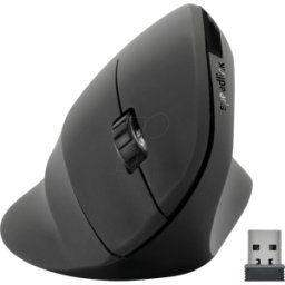 SPEEDLINK SL-630019-RRBK - Ratón (ratón), radio, vertical, negro
