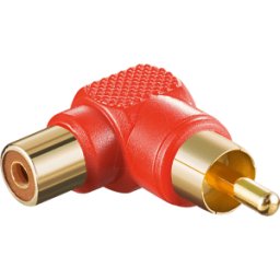 GOOBAY 11686 - Conector RCA a conector RCA angulado
